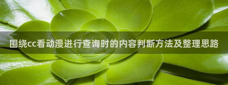 漫蛙车:围绕cc看动漫进行查询时的内容判断方法及整理思路配图